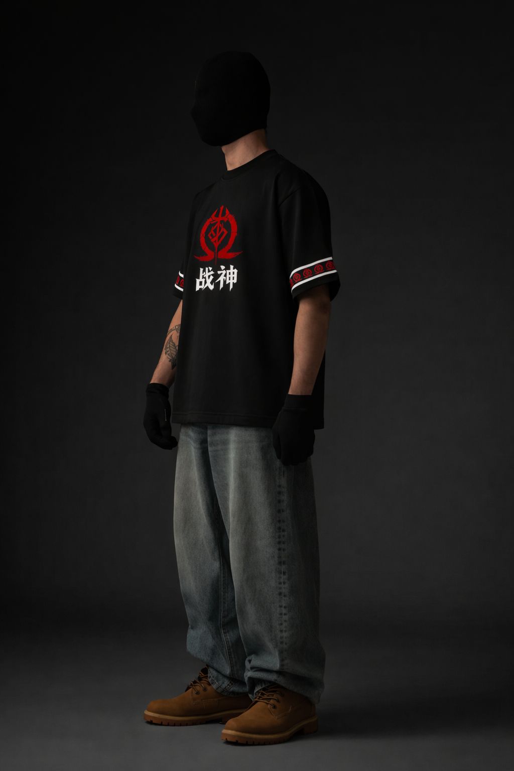 ⚔️ WAR GOD JAPANESE GRAPHIC OVERSIZED T-SHIRT
