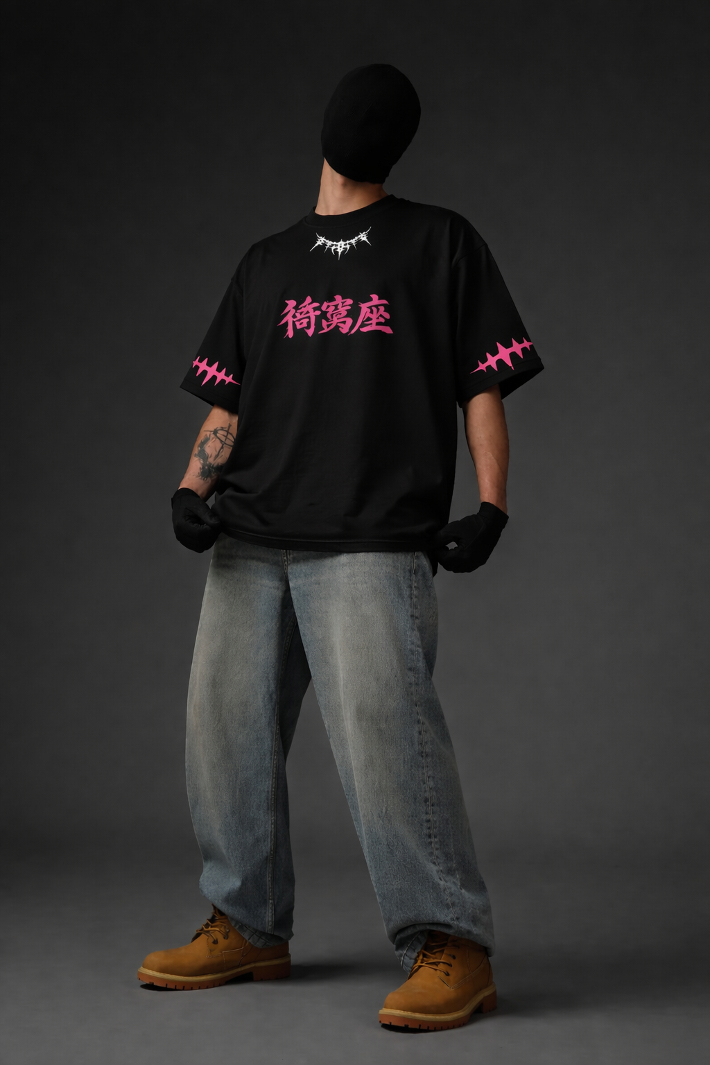 ⚔️ WARRIOR JAPANESE GRAPHIC OVERSIZED T-SHIRT
