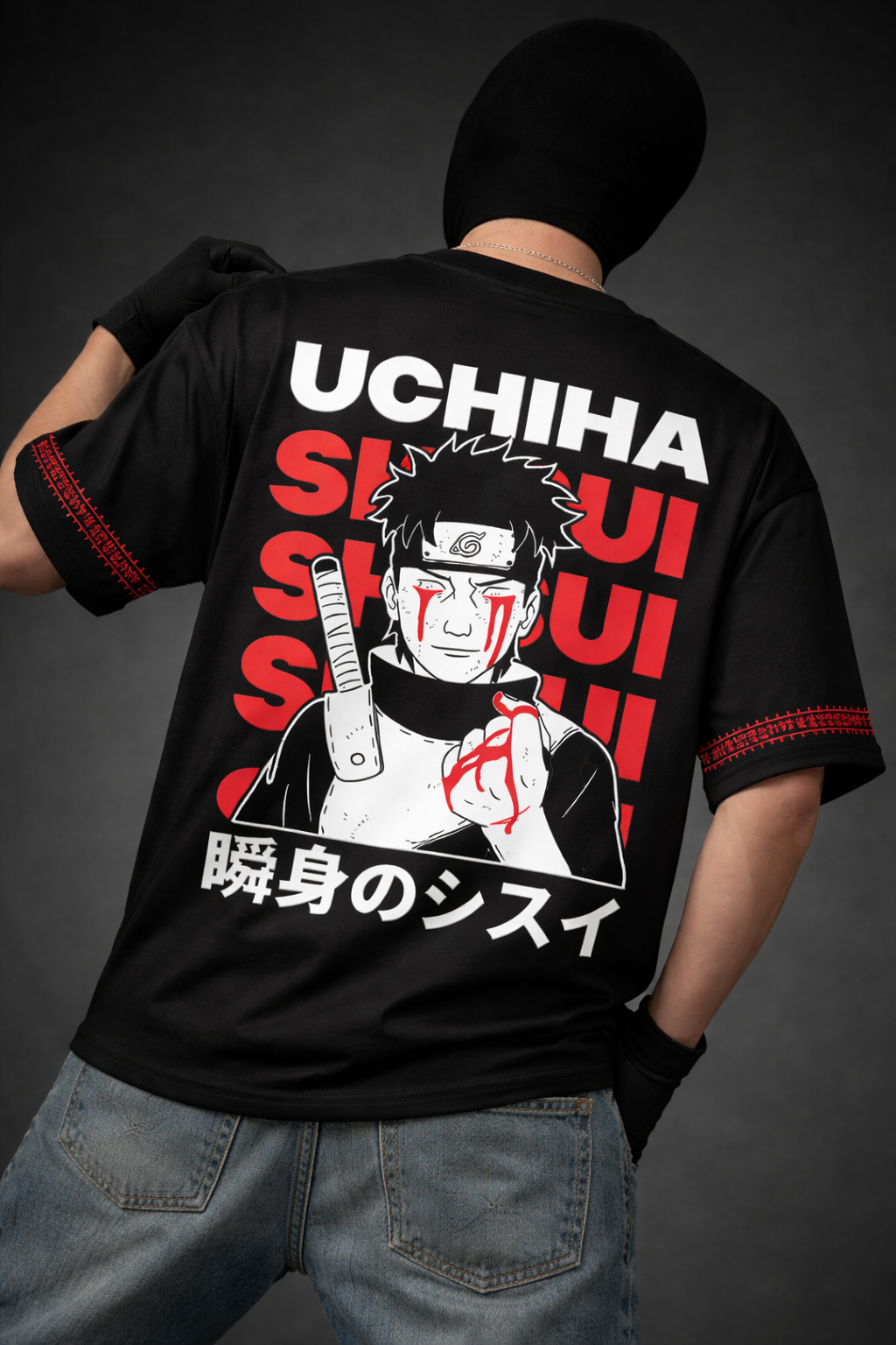 🔥 UCHIHA CLAN ANIME OVERSIZED T-SHIRT